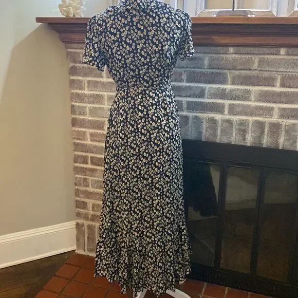 Free People - Lost + Wander Araceli Wrap Maxi Dress size SP - Picture 14 of 15